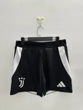 24/25  Juventus Home Player Black Shorts