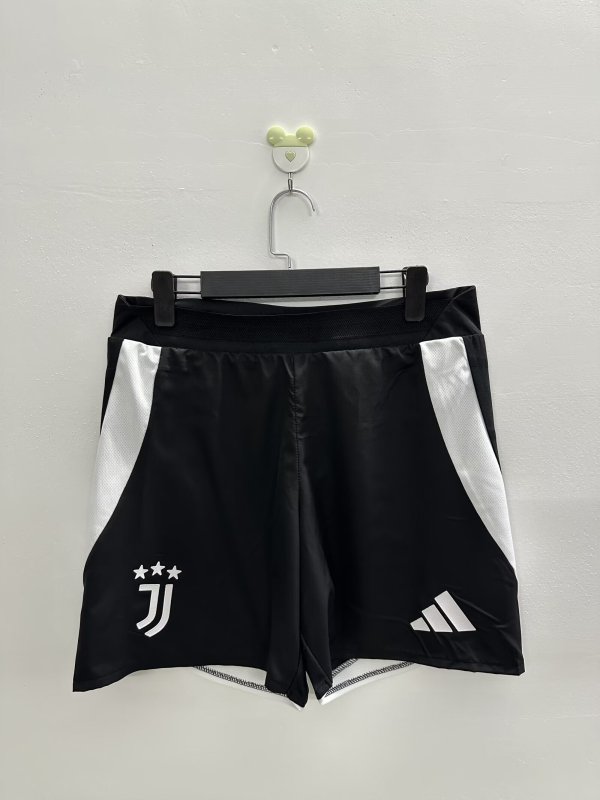 24/25  Juventus Home Player Black Shorts