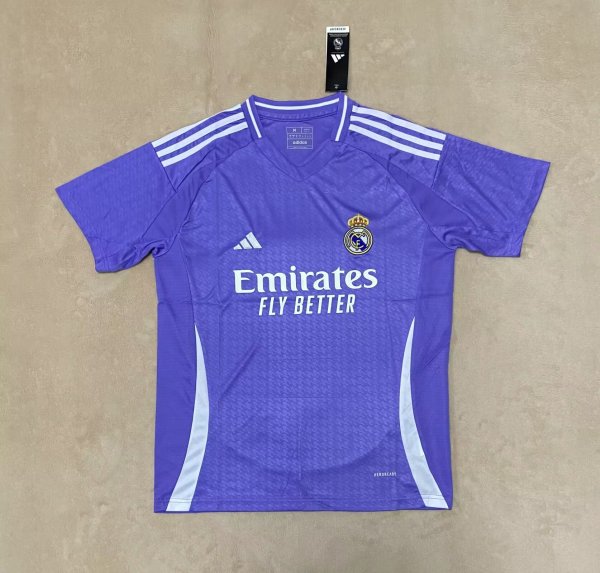 24/25 Real Madrid Purple Fans 1:1 Quality Soccer Jersey