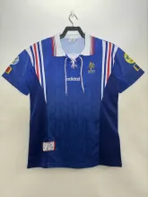 1996  France Home  Blue  Fans  Retro 1:1 Quality  Soccer Jersey