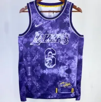 23/24 Lakers PALL #1 Purple Honor Edition  1:1 Quality NBA Jersey