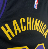 23/24 Lakers HACHIMURA #28 Black City Edition 1:1 Quality NBA Jersey