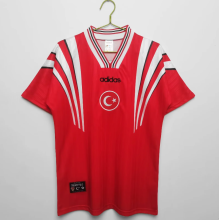 1996 Türkiye Home Retro Soccer Jersey