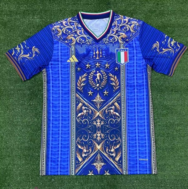 24/25 Italy Blue Special  Edition Fans 1:1 Quality Soccer Jersey