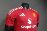 24/25 Manchester United  Home  Player 1:1 Quality Soccer Jersey