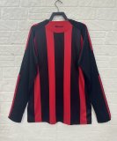 2008/2009 AC Milan Long Sleeve Home Fans 1:1 Retro Soccer Jersey