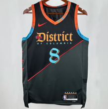 2025 Wizards AVDIJA #8 Black City Edition 1:1 Quality NBA Jersey