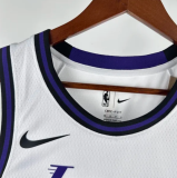 2025 Lakers JAMES JR. #9 White City Edition 1:1 Quality NBA Jersey热压