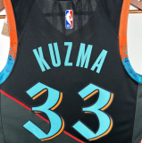 2025 Wizards KUZMA #33 Black City Edition  1:1 Quality NBA Jersey