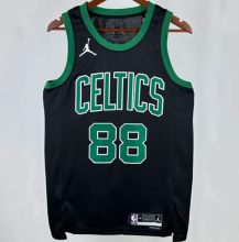 2025 Celtics QUETA #88 Black  1:1 Quality NBA Jersey热压