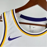 2025 Lakers JAMES JR. #9 White 1:1 Quality NBA Jersey热压
