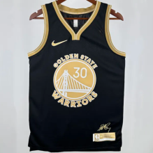 2025 Warriors CURRY #30 Black Honor Edition  1:1 Quality NBA Jersey