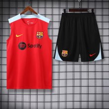 24/25 Barcelona Red 1:1 Quality Training Vest （A-Set）