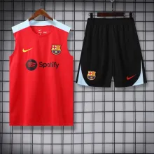 24/25 Barcelona Red 1:1 Quality Training Vest （A-Set）