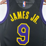 2025 Lakers JAMES JR. #9 Black City Edition1:1 Quality NBA Jersey热压