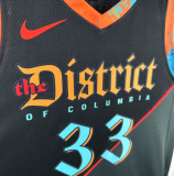 2025 Wizards KUZMA #33 Black City Edition  1:1 Quality NBA Jersey
