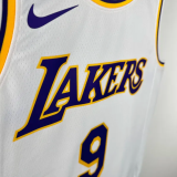 2025 Lakers JAMES JR. #9 White 1:1 Quality NBA Jersey热压