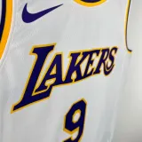 2025 Lakers JAMES JR. #9 White 1:1 Quality NBA Jersey热压