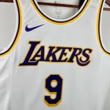 2025 Lakers JAMES JR. #9 White 1:1 Quality NBA Jersey热压