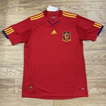 2009/2010 Spain Home Fans 1:1 Quality Retro Soccer Jersey
