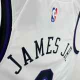 2025 Lakers JAMES JR. #9 White City Edition 1:1 Quality NBA Jersey热压