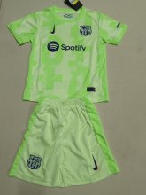 24/25 Barcelona Third Kids Kits 1:1  Soccer Jersey