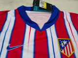 24/25 Atletico Madrid  Home Kids Soccer Jersey