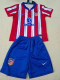24/25 Atletico Madrid  Home Kids Soccer Jersey