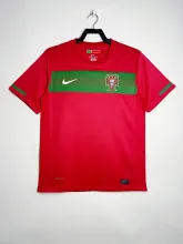 2010 Portugal Home Fans 1:1  Quality Retro Soccer Jersey