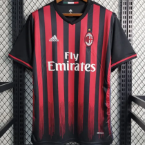 2016/2017 AC Milan Home  Fans 1:1 Retro Soccer Jersey