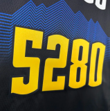 23/24 Nuggets JOKIC #15 Black City Edition 1:1 Quality NBA Jersey