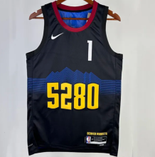 23/24 Nuggets PORTER JR. #1 Black City Edition 1:1 Quality NBA Jersey