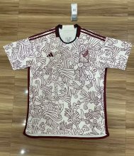 2022  Mexico Away White Fans 1:1 Quality Retro Soccer Jersey