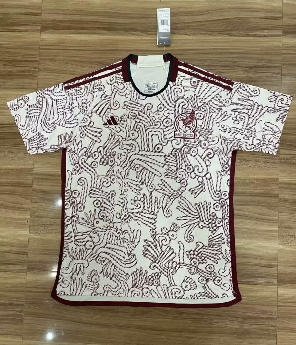 22/23 Mexico Away White Fans 1:1 Quality Retro Soccer Jersey