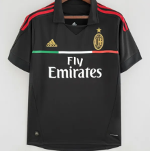 2011/2012  AC Milan Third Black Fans 1:1 Retro Soccer Jersey