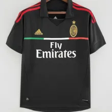 2011/2012  AC Milan Third Black Fans 1:1 Retro Soccer Jersey