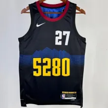 23/24 Nuggets MURRAY #27 Black City Edition 1:1 Quality NBA Jersey