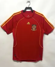 2008 Spain Home Fans 1:1 Quality Retro Soccer Jersey