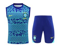 24/25 Brazil Blue 1:1 Quality Training Vest （A-Set）