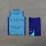 24/25 Brazil Blue 1:1 Quality Training Vest （A-Set）