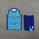 24/25 Brazil Blue 1:1 Quality Training Vest （A-Set）