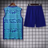 24/25 Brazil Blue 1:1 Quality Training Vest （A-Set）