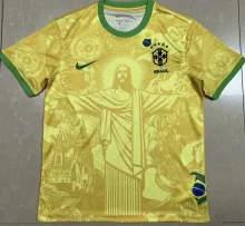 24/25 Brazil Goddess Yellow Fans 1:1 Quality Soccer Jersey