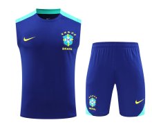 24/25 Brazil Blue 1:1 Quality Training Vest （A-Set）