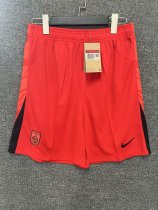 24/25 China Home Red Shorts