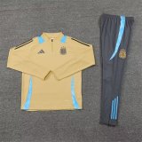 24/25 Argentina Training  Golden 1:1 Quality Training Jersey