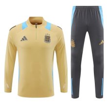 24/25 Argentina Training  Golden 1:1 Quality Training Jersey