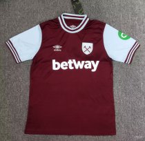 24/25 West Ham United Home Fans 1:1 Quality Soccer Jersey