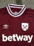 24/25 West Ham United Home Fans 1:1 Quality Soccer Jersey