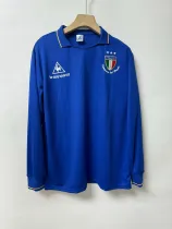 1982   Italy Special  Edition  Long Sleeve Fans 1:1 Retro Soccer Jersey